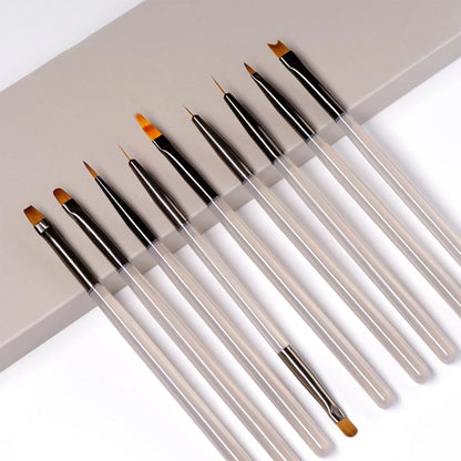 LINMANDA Nail Art Design Pen Painting Tools with Nail Extension Gel