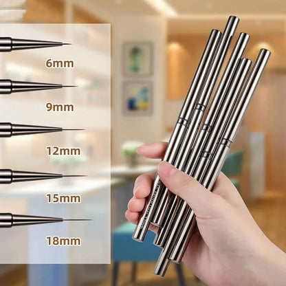 5PCS Nail Art Liner Brushes Hand Painted Brush Acrylic UV Gel Colours