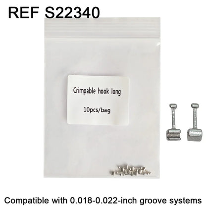 10pcs/Pack Dental Orthodontic Lingual Button Bottom Bondable Metal