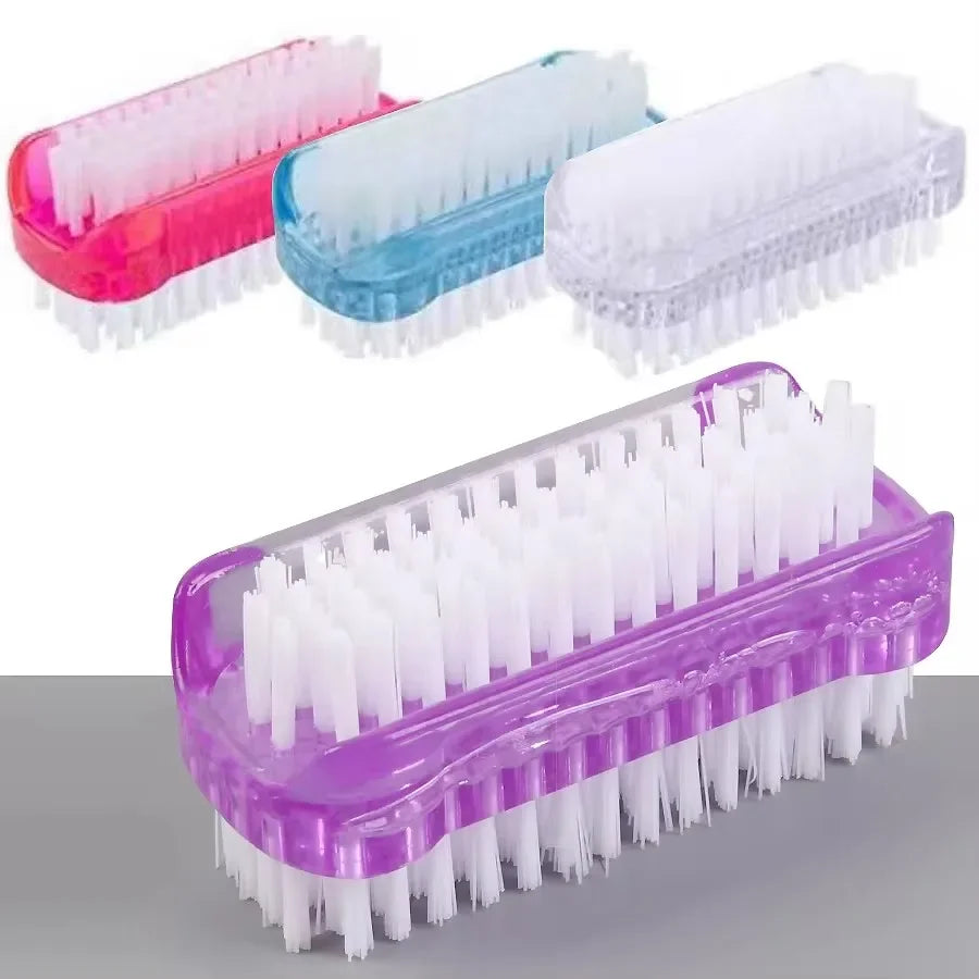 Double-Sided Nail Cleaning Brush, Manicure and Pedicure Tool, Ideal