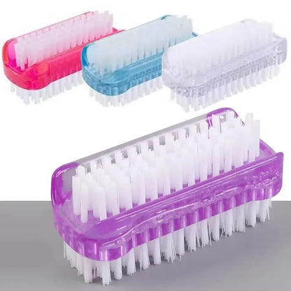 Double-Sided Nail Cleaning Brush, Manicure and Pedicure Tool, Ideal