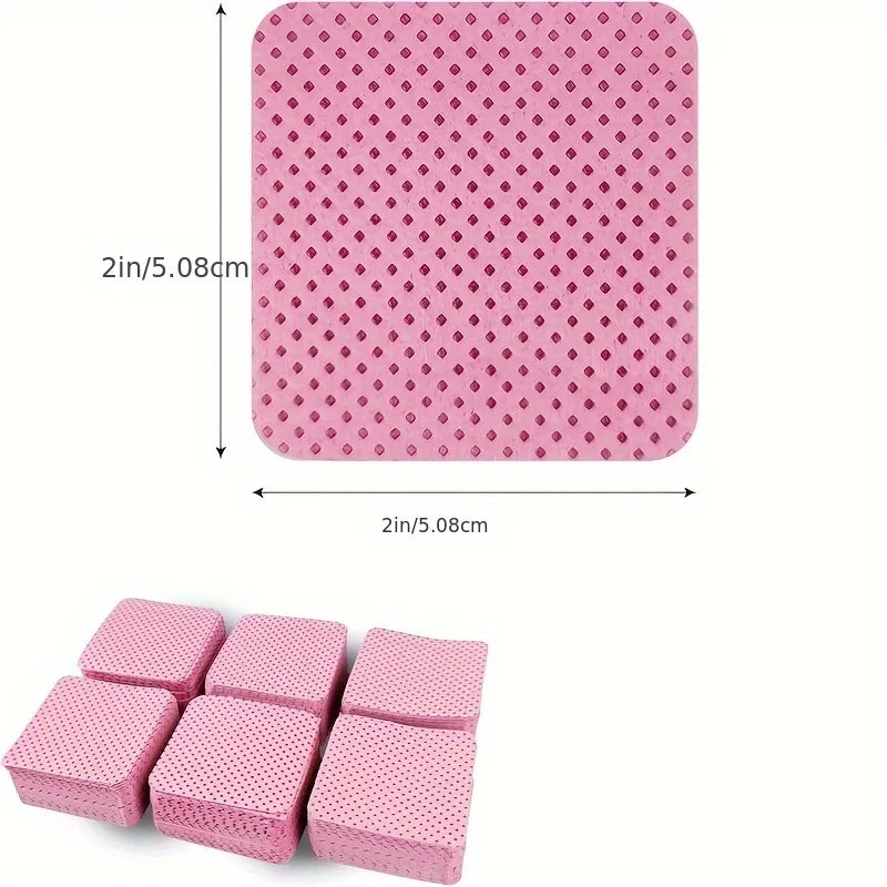 50 Pieces of Velvet-Free Nail Wipes, Super Absorbent Nail Wipes for
