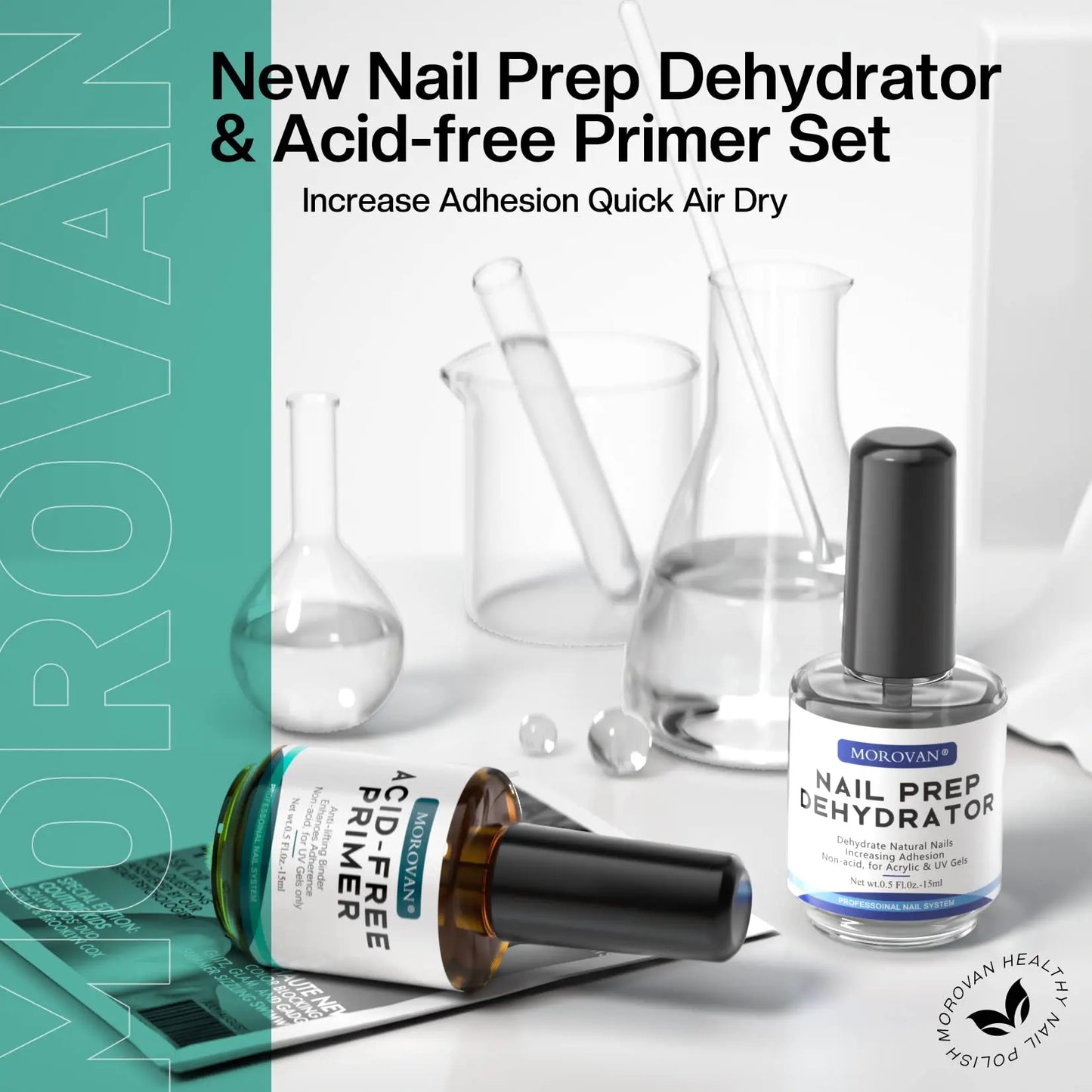 Morovan Natural Nail Dehydrator and Acid-Free Primer Nail Dehydrator