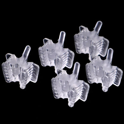 5pcs Dental Silicone Bite Block with Saliva Ejector Hole Mouth Opener