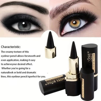 Creamy texture Eyeliner, 1 Count /2 Counts Easy Coloring Sweat Proof