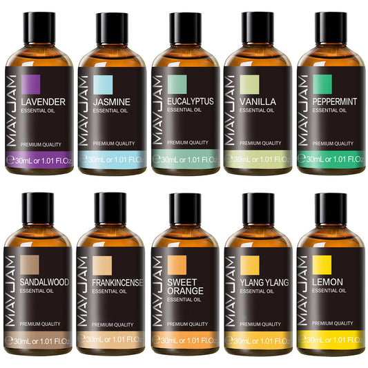 MAYJAM 1PCS 30ML Aromatherapy Essential Oil Lavender Vanilla Jasmine
