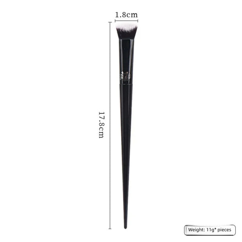 Concealer Makeup Brush Soft Fiber Hair Elegant Black Handle Powder