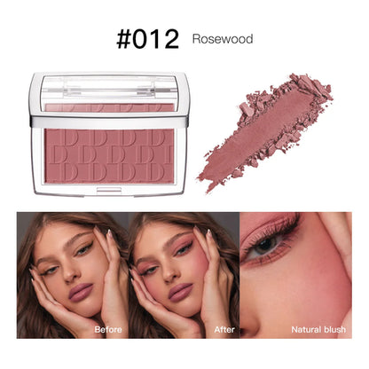 6 Colors Matte Embossed Blush Rosy Blusher Facial Blush Powder High