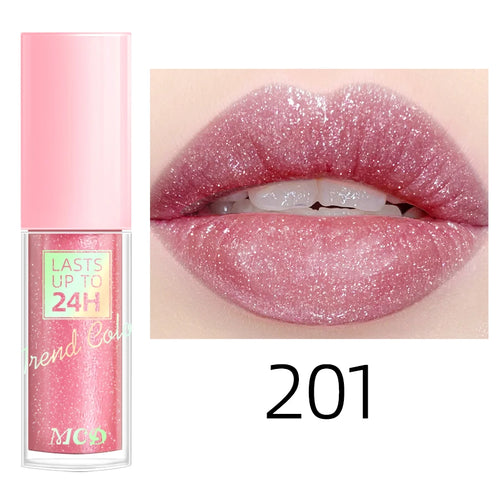 18 Colors Glitter 1pcs Lip Glaze Long Lasting Lip Gloss Waterproof