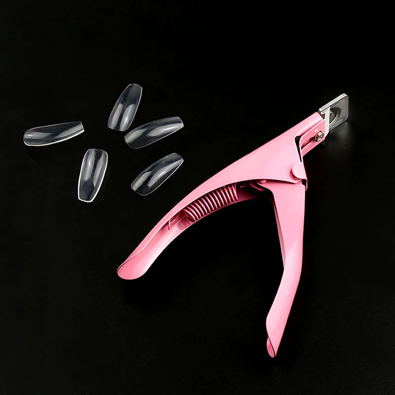 False Nail Clipper Manicure Clamp Clippers Special Type U Word Cut