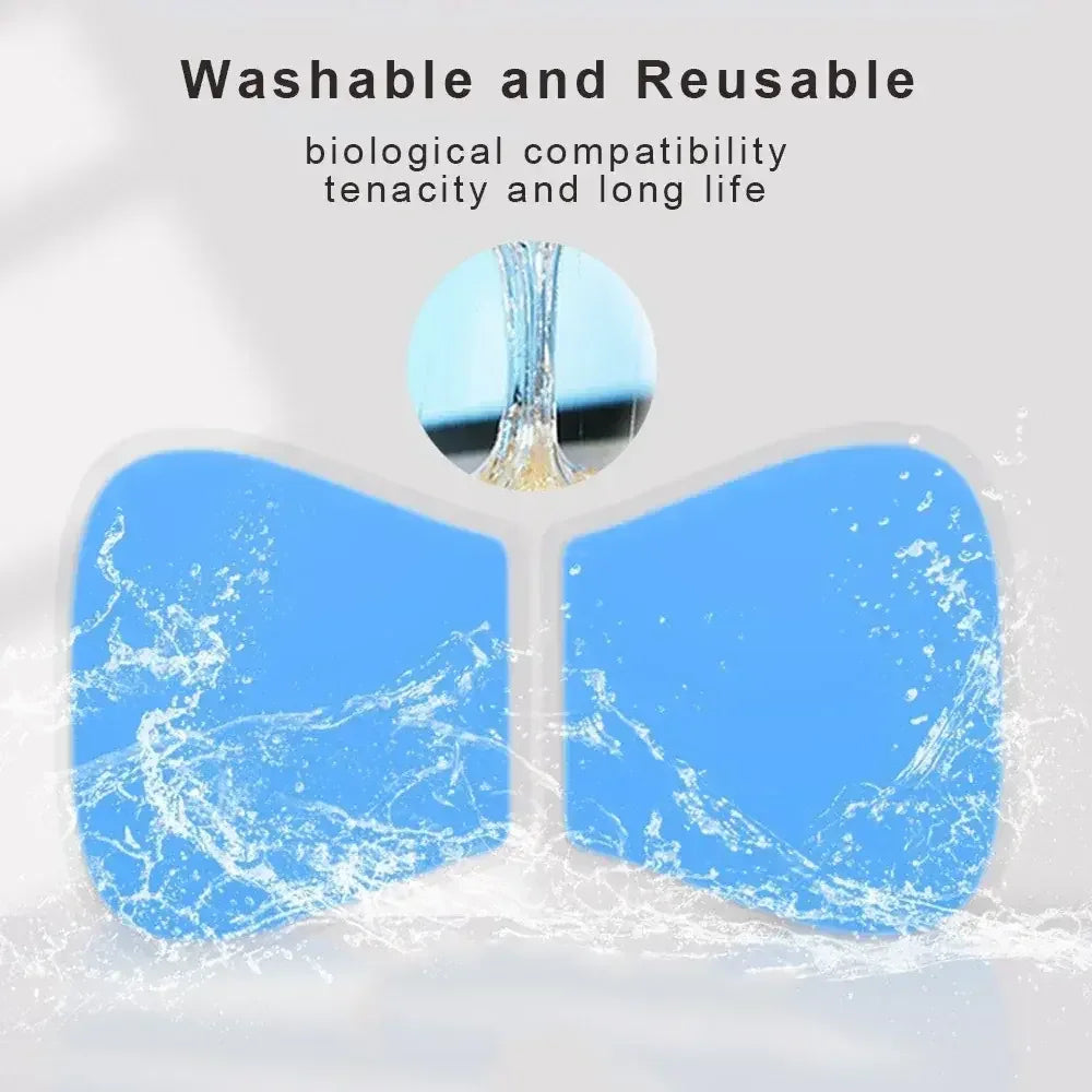 Neck Massager Gel Pads Trainer Hip Exerciser Replacement Slimming Tens