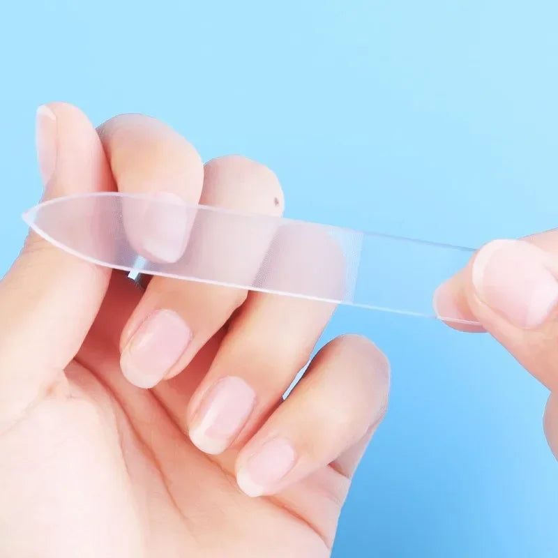 Transparent Nail File Nano Glass Nail Files Professional Sanding