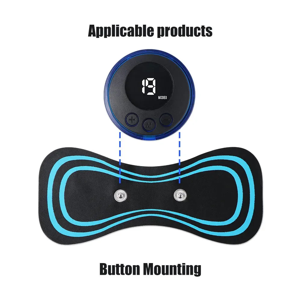Neck Massager Gel Pads Trainer Hip Exerciser Replacement Slimming Tens