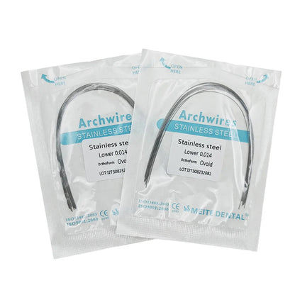10pcs/Pack Dental Orthodontic Lingual Button Bottom Bondable Metal