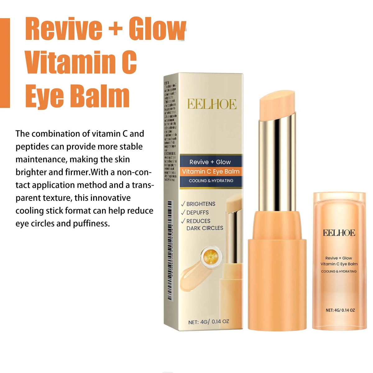 Vitamin C Eye Balm Moisturizing Eye Bag Removal Dark Circles Reduce