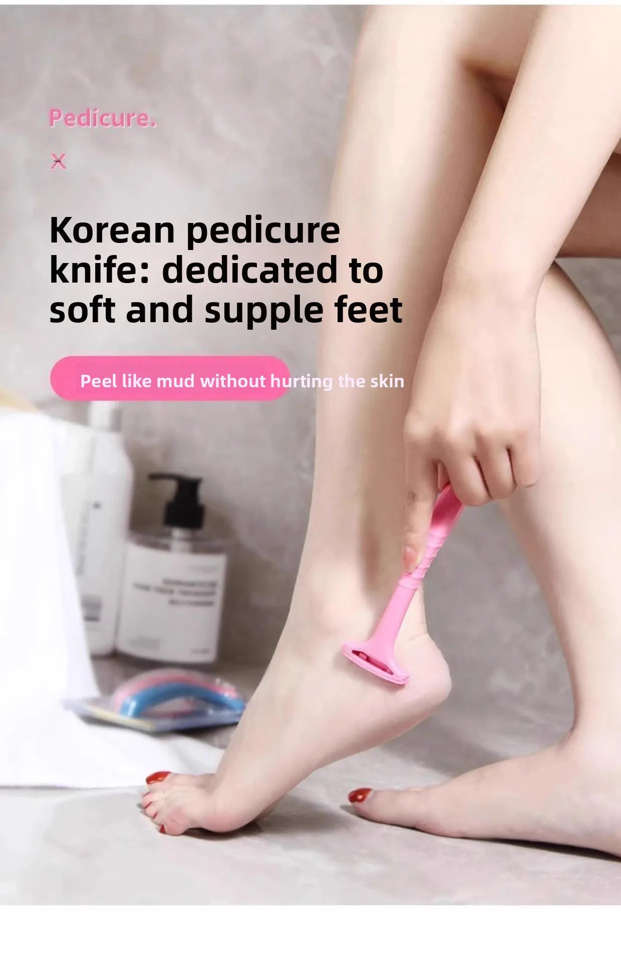 1pcs Feet Scraping Dead Skin Knife Foot Care Knife To Remove Dead Skin