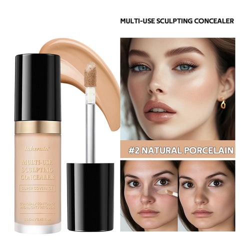 Long-lasting Coverage Concealer Matte Foundation Multi-Use Cream Oil