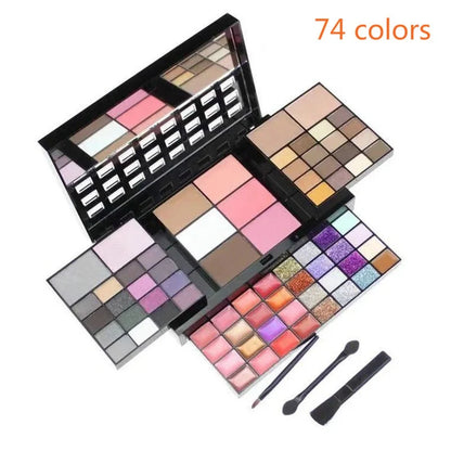 40/74/78 Colors Glitter Eyeshadow Palette Matte Waterproof Long