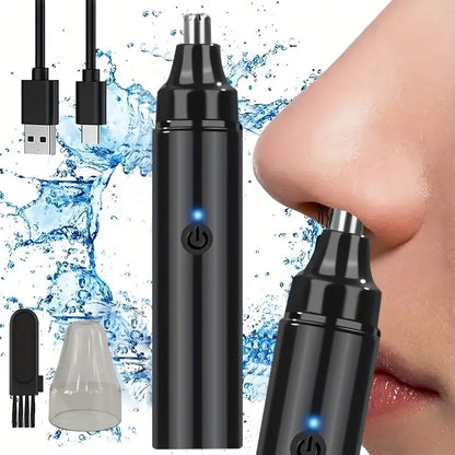 Rechargeable Nose Hair trimmer and Facial Hair remover for Men Nose