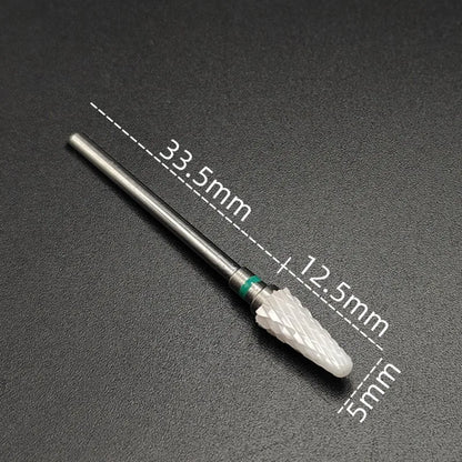 Ceramic Carbide Nail Drill Bit Rotate Burr Milling Nail Cutter Bits