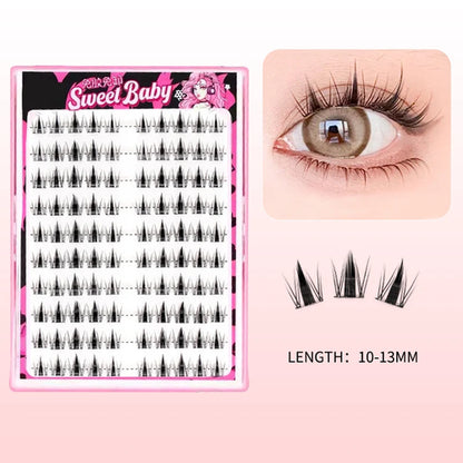 Self-Adhesive No-glue Eyelashes Ultra-thin Sheet Series False