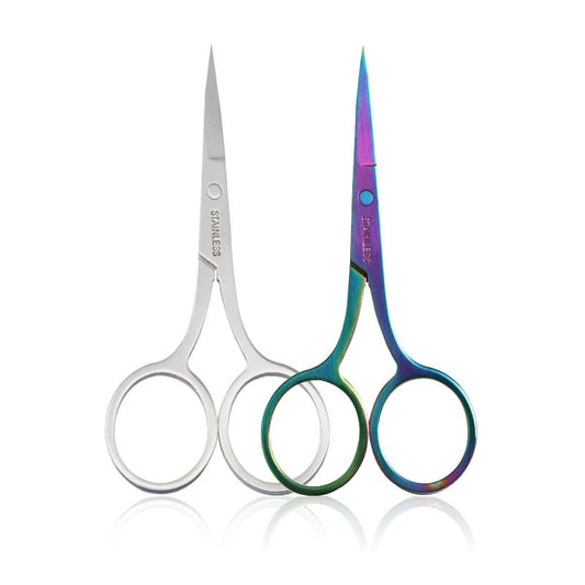 1Pc Stainless Steel Eyebrow Scissor