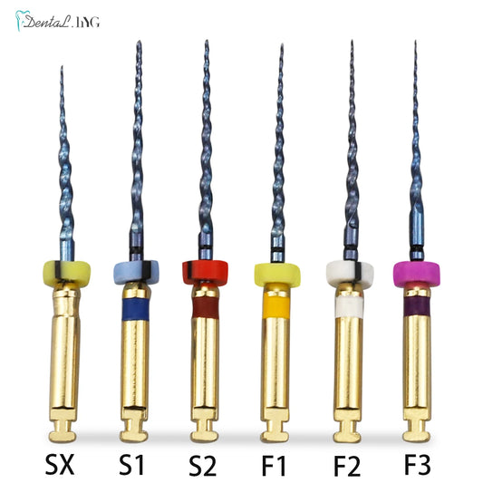 Dental Root Canal File Gold Endo Rotary Super Files Golden Endodontic