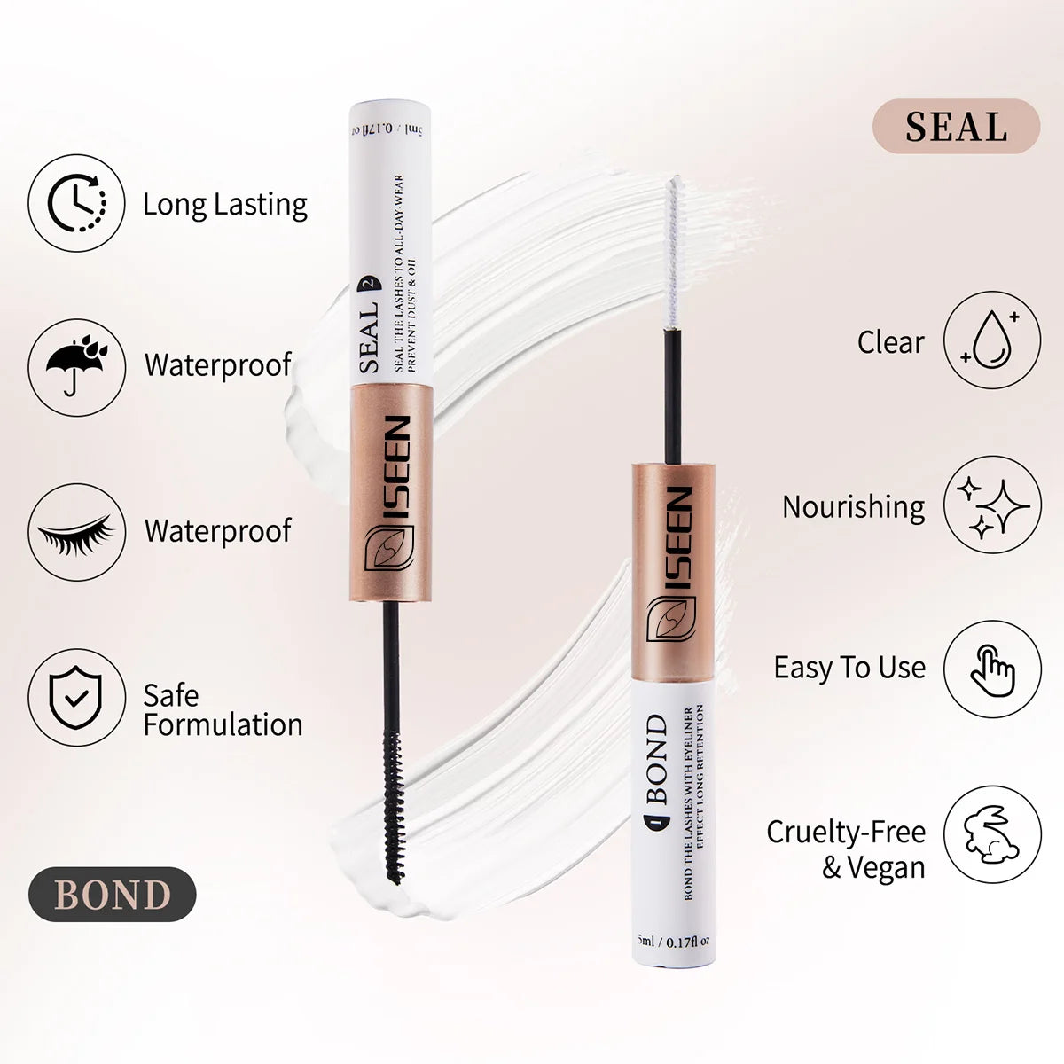 DIY Lash Extension Mix Styles Lash Clusters Individual with Bond&Seal