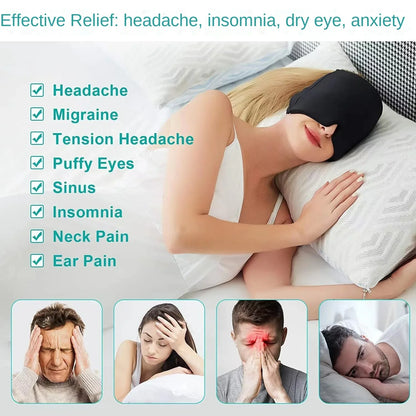 Migraine Relief Hat headache hat Gel Hot Cold Therapy Ice Cap For