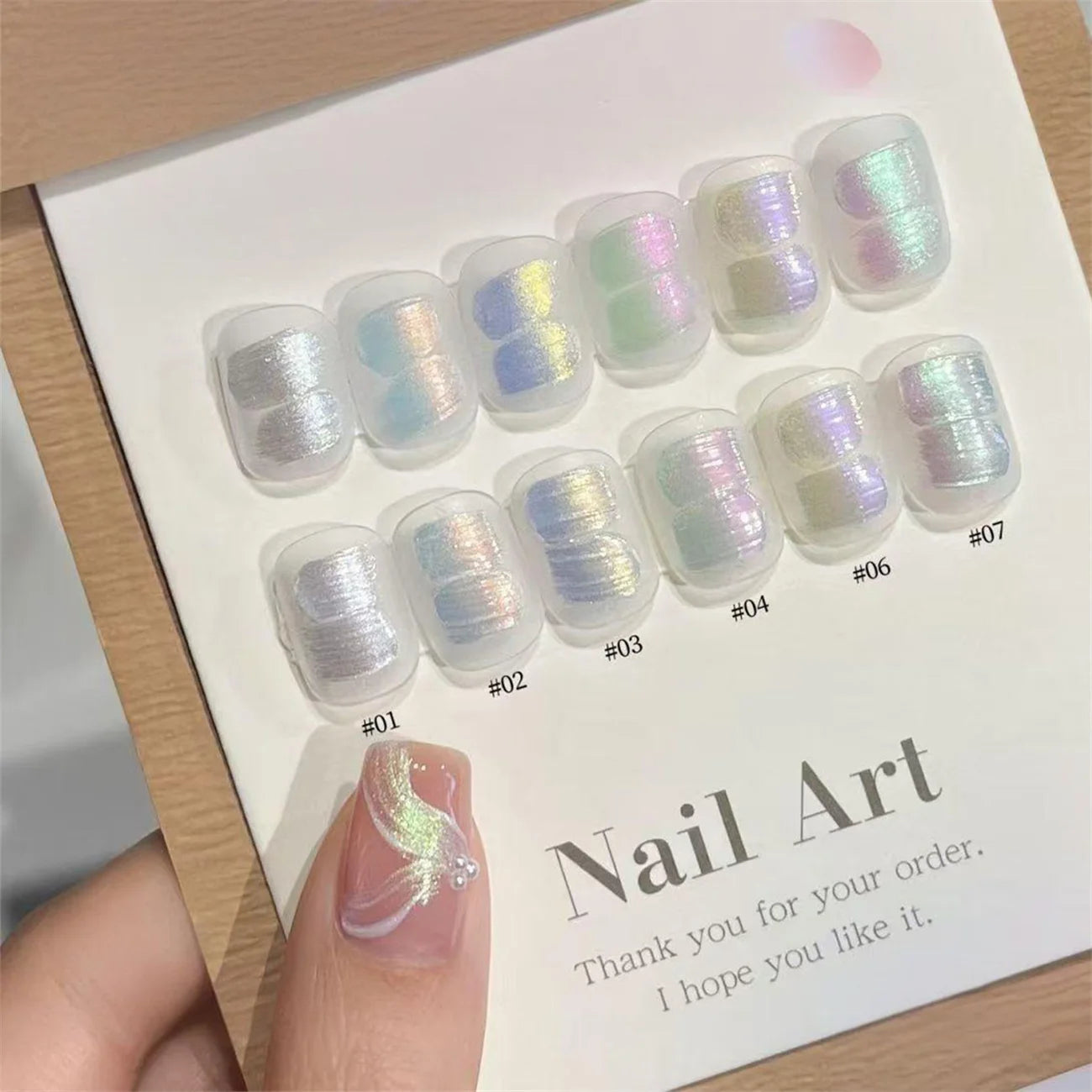 1pc 9-color patting gel gradient dream pearlescent texture soak off