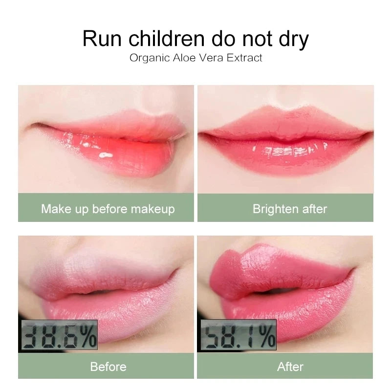 12pc/SET 3.5g Color Changing Tinted Lip Balm Lipstick Aloe Vera