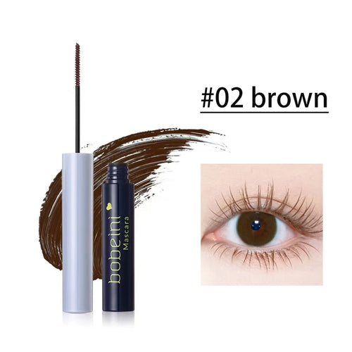 Silk Fiber Curling Mascara, Ultra-Fine Brush, Lengthening &