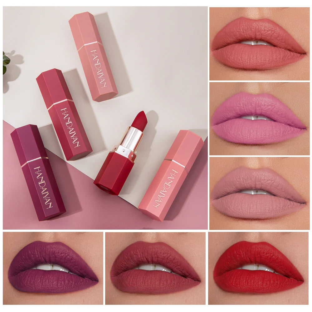 1pc matte lipstick, non easy to stick cup, non fading, matte,