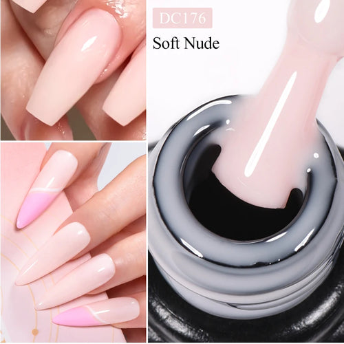 Mtssii 7ml Milky White Quick Extension Gel Nail Polish Nude Construct
