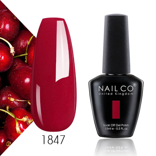 NAILCO 15ml Translucent Color Gel Nail Polish Vernis Semi Permanent UV