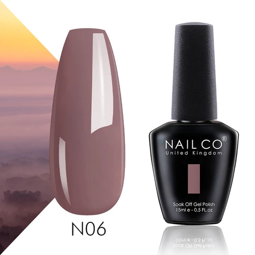 NAILCO 15ml Translucent Color Gel Nail Polish Vernis Semi Permanent UV