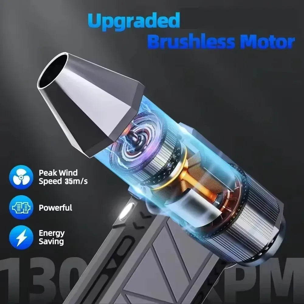 New Jet Fan Strong Portable Power Handheld Dust Elimination Computer
