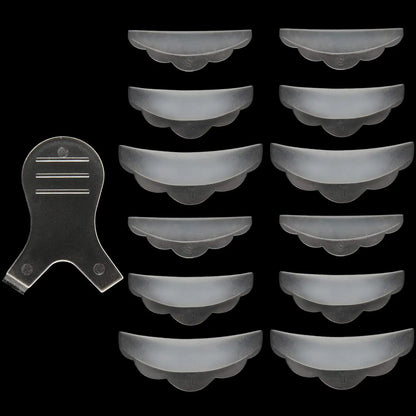 5Pairs Silicone Eyelash Perm Pad Y Eyelash Brush 3D Eyelash Curler