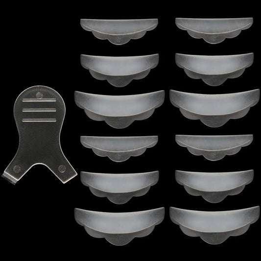 5Pairs Silicone Eyelash Perm Pad Y Eyelash Brush 3D Eyelash Curler