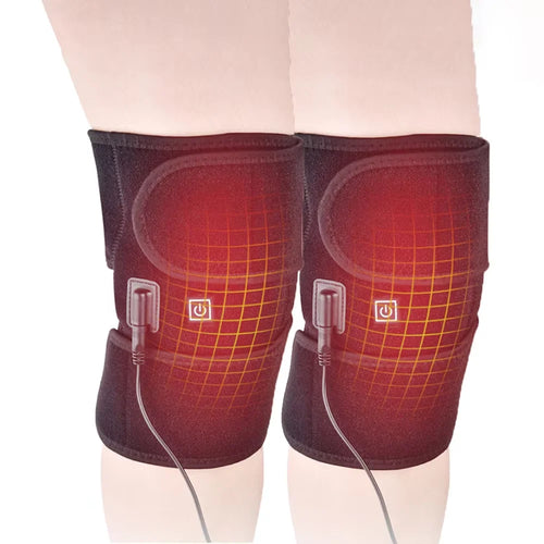 Electric Knee Heating Pad USB 3-gear Heated Knee Brace Support for