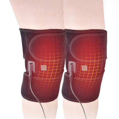 Electric Knee Heating Pad USB 3-gear Heated Knee Brace Support for