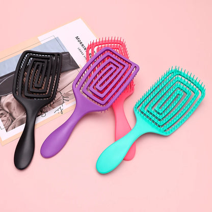 Barber Shop Hair Brush Salon Massage Scalp Hair Comb Women