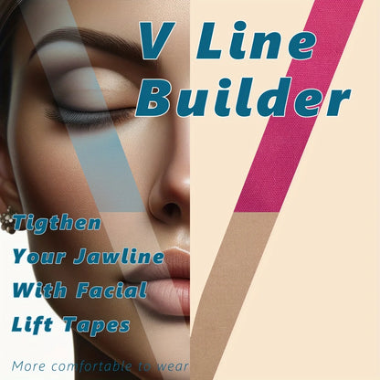 Elastic Face Lift Tape-Instantly Lifts Sagging Jowls,Neck Skin,and