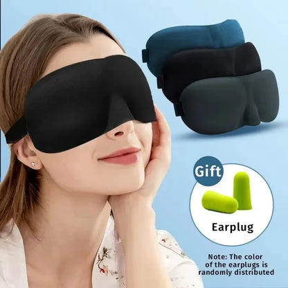 1-3pcs Sleep Mask Blockout Eye Mask for Side Sleeper Women Men
