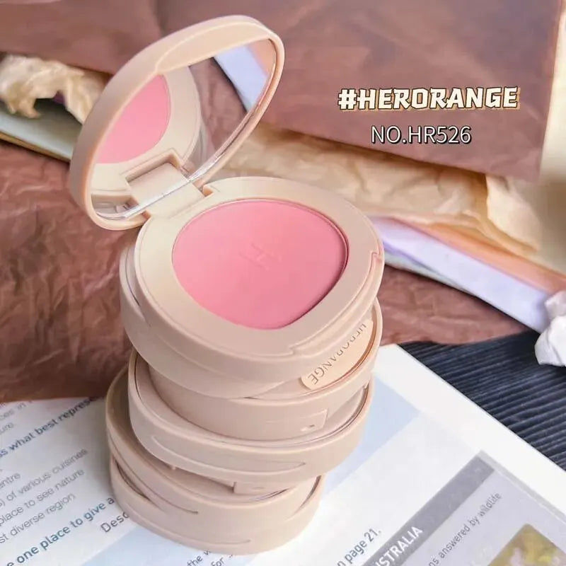 HERORANGEHR526 Monochromatic Blush Is Waterproof, Sweat-proof,