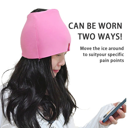 Gel Ice Headache Migraine Relief Hat Cold Compress Therapy Cap Ice