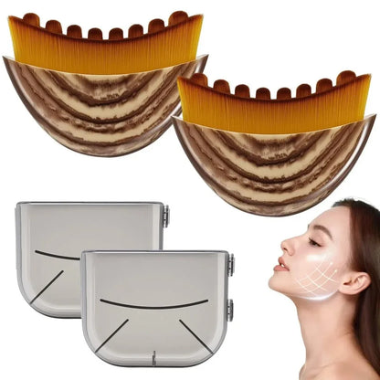 New Lymphatic Contour Face Brush, Lymphatic Drainage Massager for