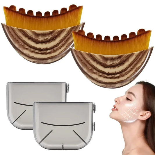 New Lymphatic Contour Face Brush, Lymphatic Drainage Massager for