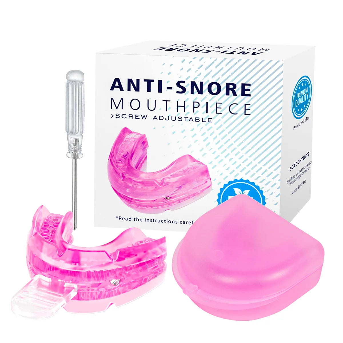 Anti Snoring Mouth Guard Adjustable Anti-Snoring Mouthpiece Sleeping