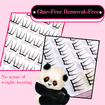 Korean Stylish False Eyelashes K-pop Inspired Design Comic Fluffy